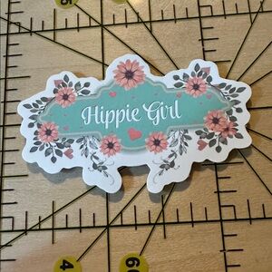💜13/$13 +Bundle Sticker Sale | Hippie Girl Waterproof Sticker